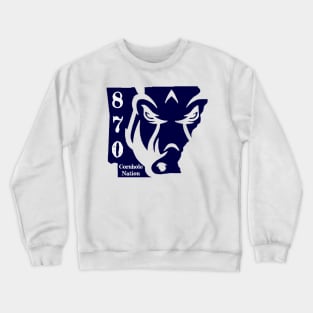 870 Hog Navy Crewneck Sweatshirt